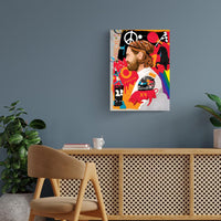 Sebastian Vettel Pop Art F1 Poster