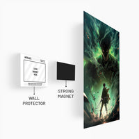 Levi & Eren Attack On Titan Metal Poster