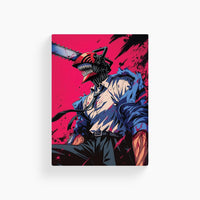 Denji Chainsaw Man Metal Poster