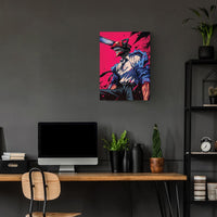Denji Chainsaw Man Metal Poster