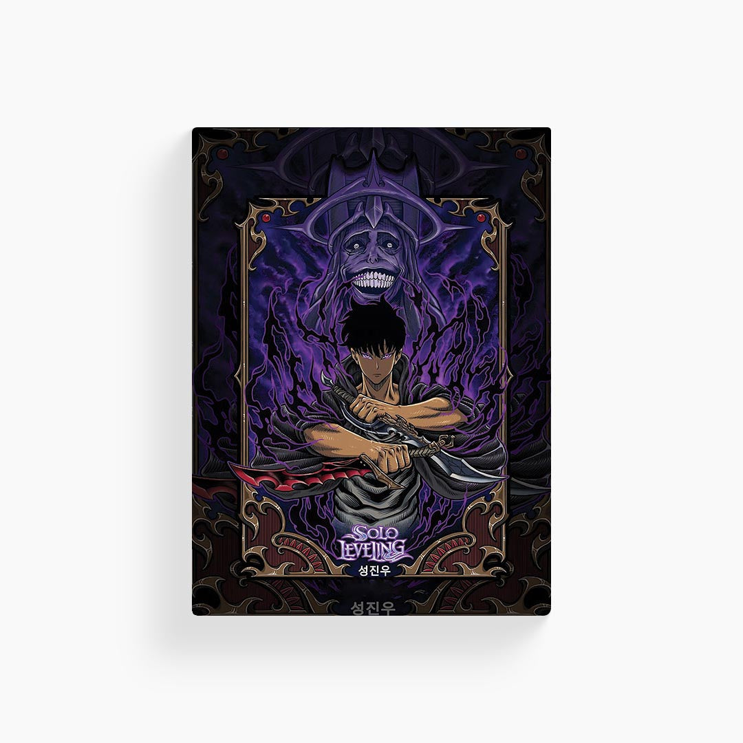 Sung JI Woo Solo Levelling Metal Poster