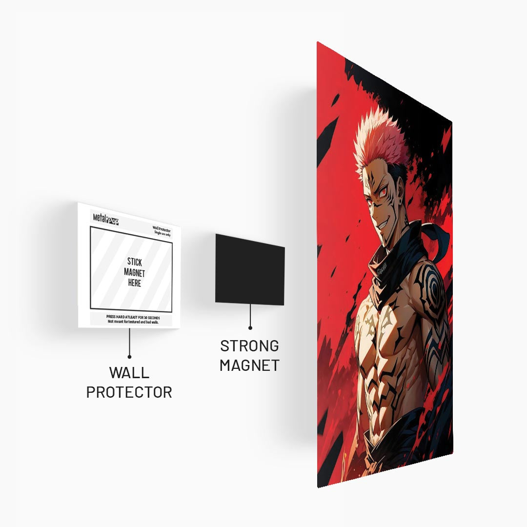 Ryomen Sukuna - Jujutsu Kaisen Metal Posters