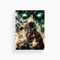 Eren Yeager Attack On Titan Metal Poster