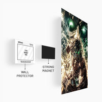 Eren Yeager Attack On Titan Metal Poster