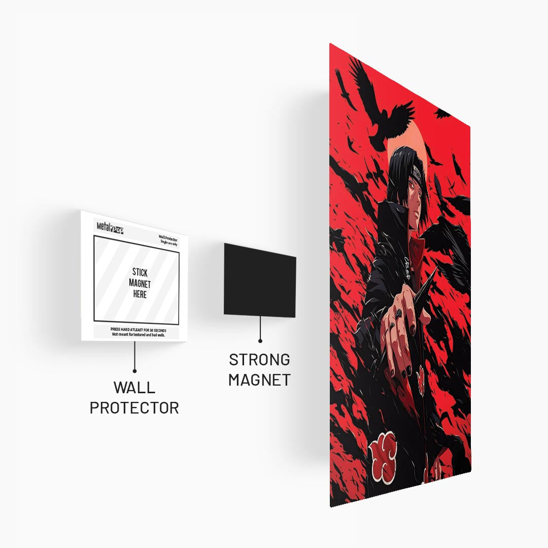 Itachi Uchiha Metal Poster