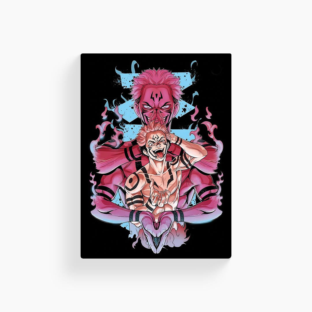 Sukuna Jujutsu Kaisen Metal Poster