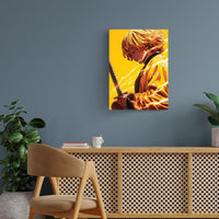 Zenitsu Thunder Breathing Demon Slayer Metal Poster