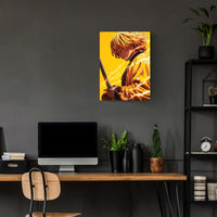 Zenitsu Thunder Breathing Demon Slayer Metal Poster