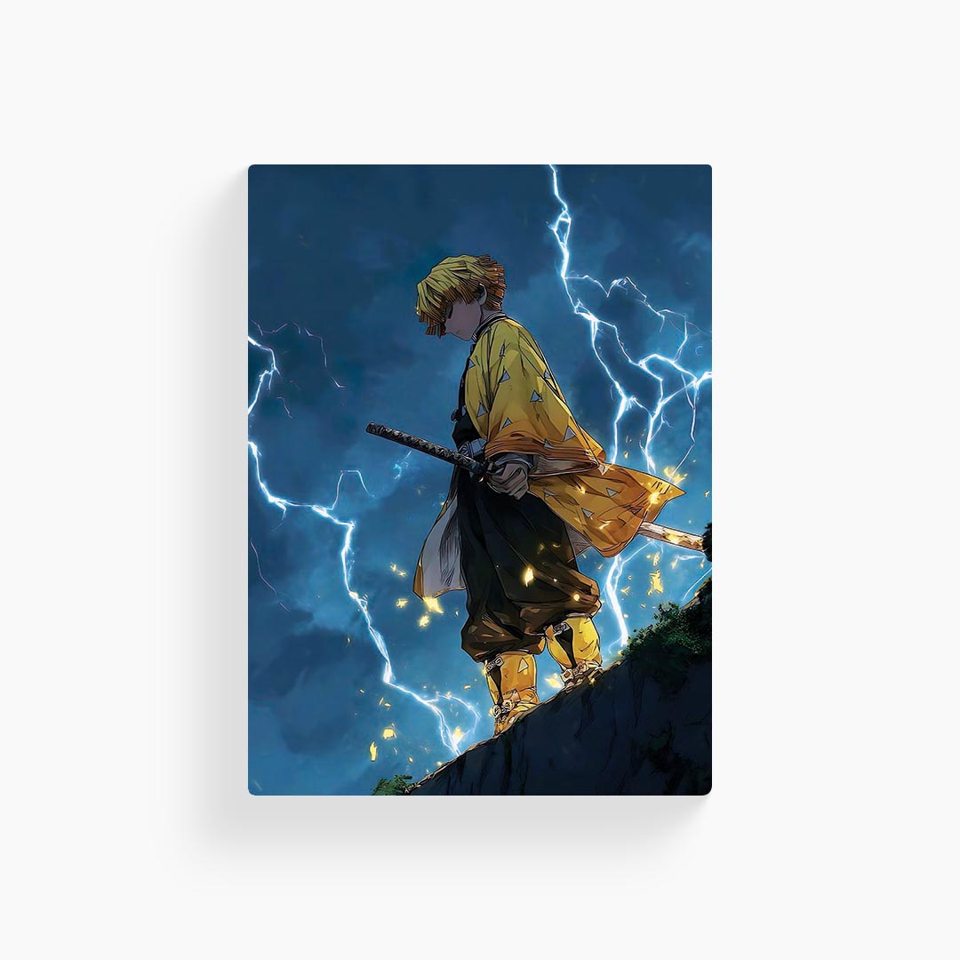 Zenitsu Lightning Demon Slayer Metal Posters