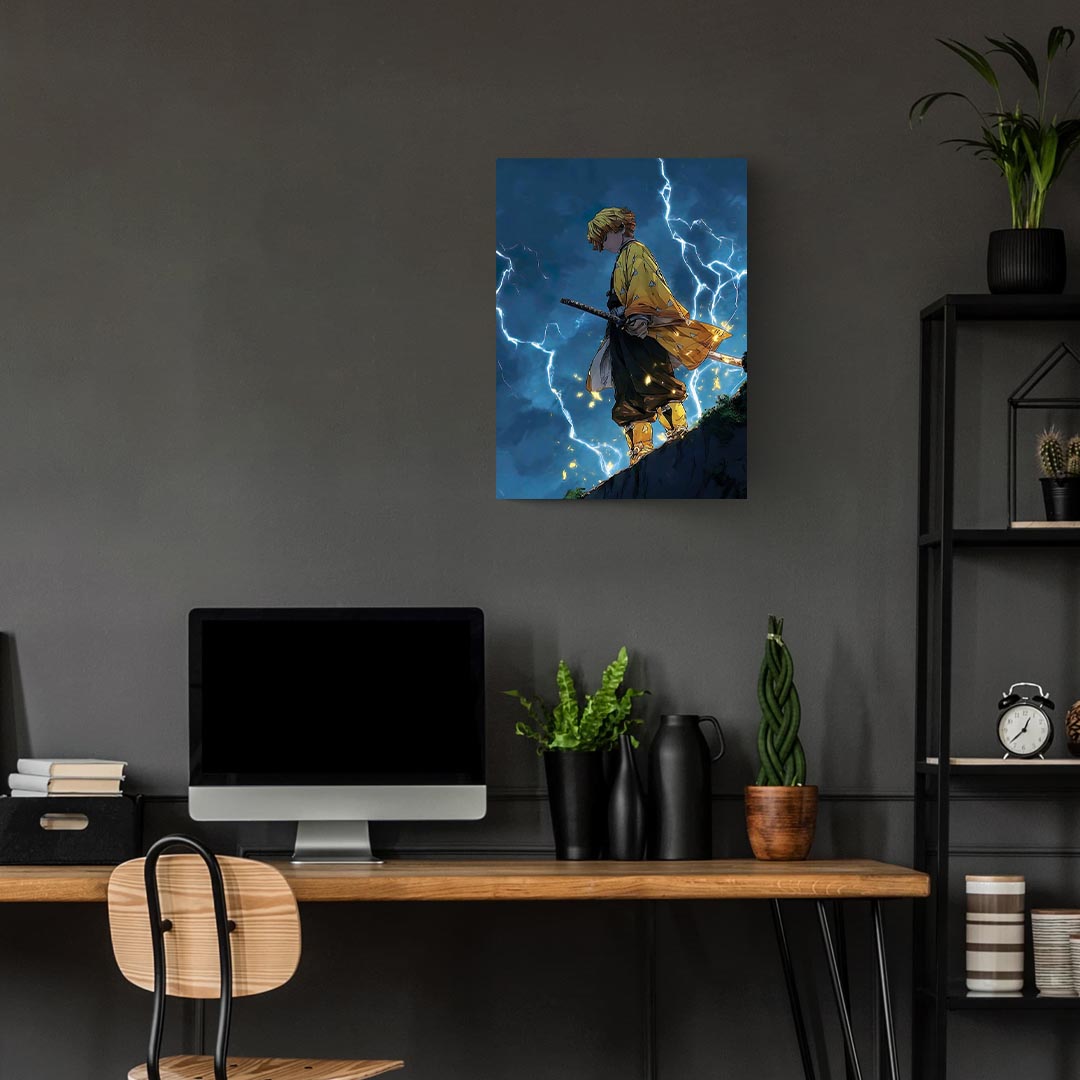 Zenitsu Lightning Demon Slayer Metal Posters