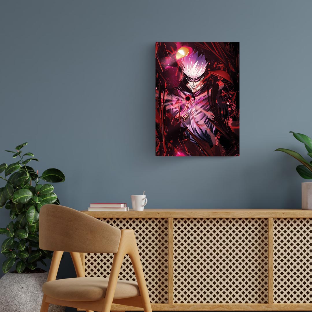 Gojo Satoru Jujutsu Kaisen Metal Poster