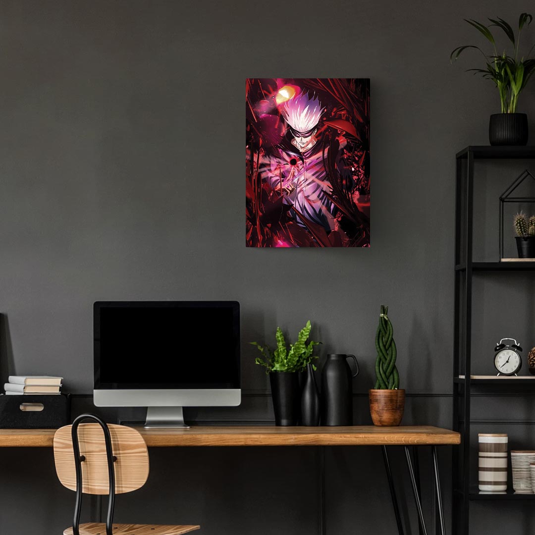 Gojo Satoru Jujutsu Kaisen Metal Poster