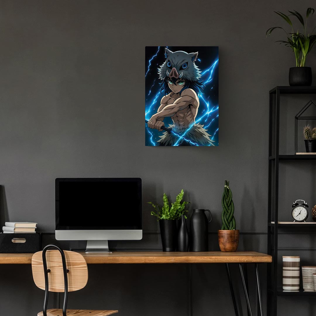 Inosuke Hashibira Demon Slayer Metal Posters