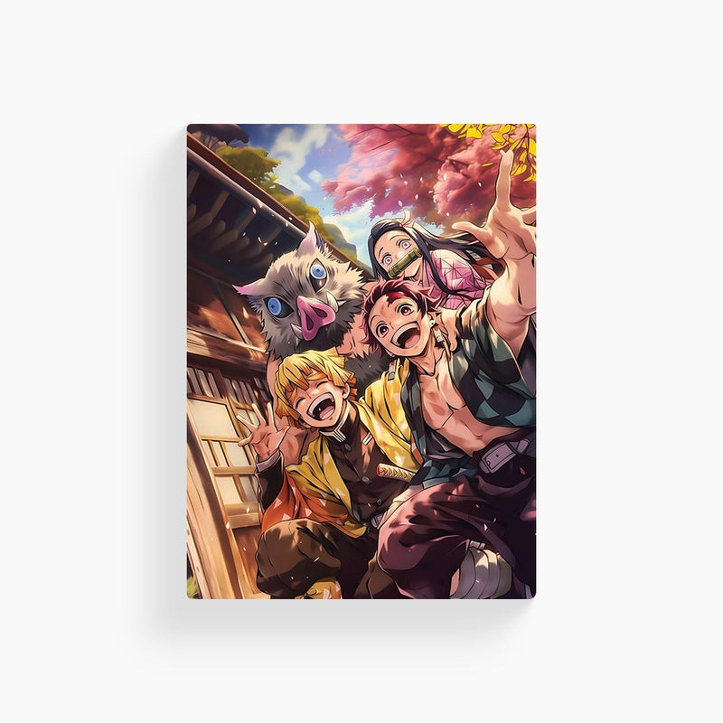 Tanjiro & Friends Demon Slayer Metal Posters