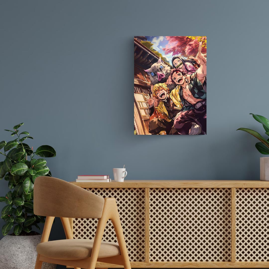 Tanjiro & Friends Demon Slayer Metal Posters