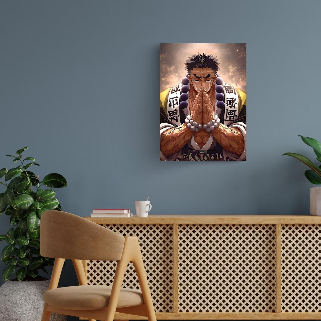 Gyomei Hashira Demon Slayer Metal Posters