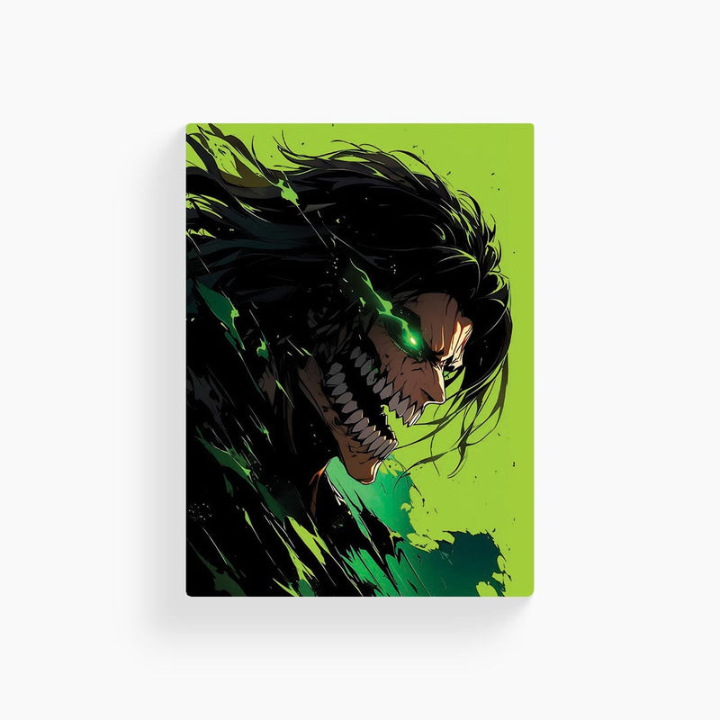Eren Yeager Attack On Titan Metal Poster