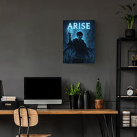 Sung JI Woo- Arise Solo Levelling Metal Poster