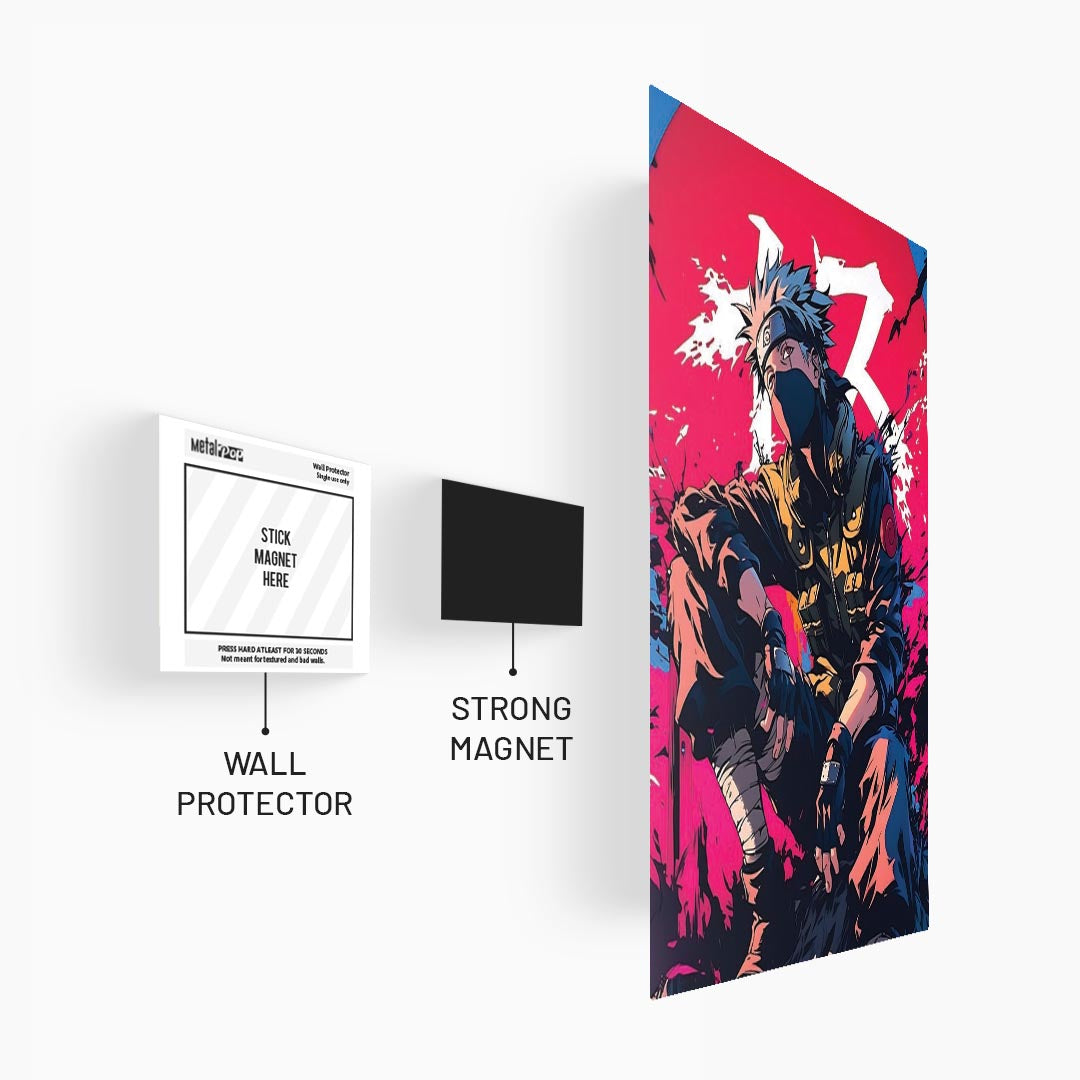 Kakashi Hatake Metal Poster