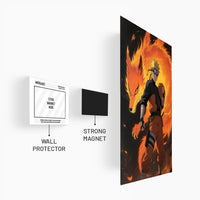Naruto Nine-Tailed Fox Metal Poster