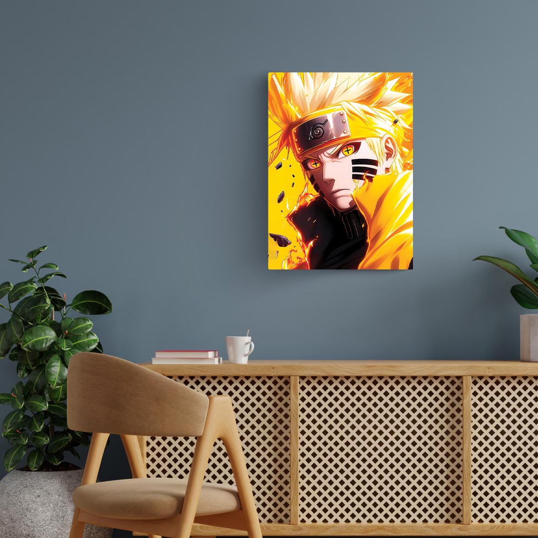 Naruto Metal Poster