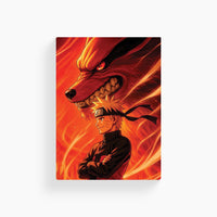 Naruto & Kurama Metal Poster