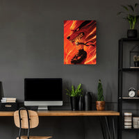 Naruto & Kurama Metal Poster