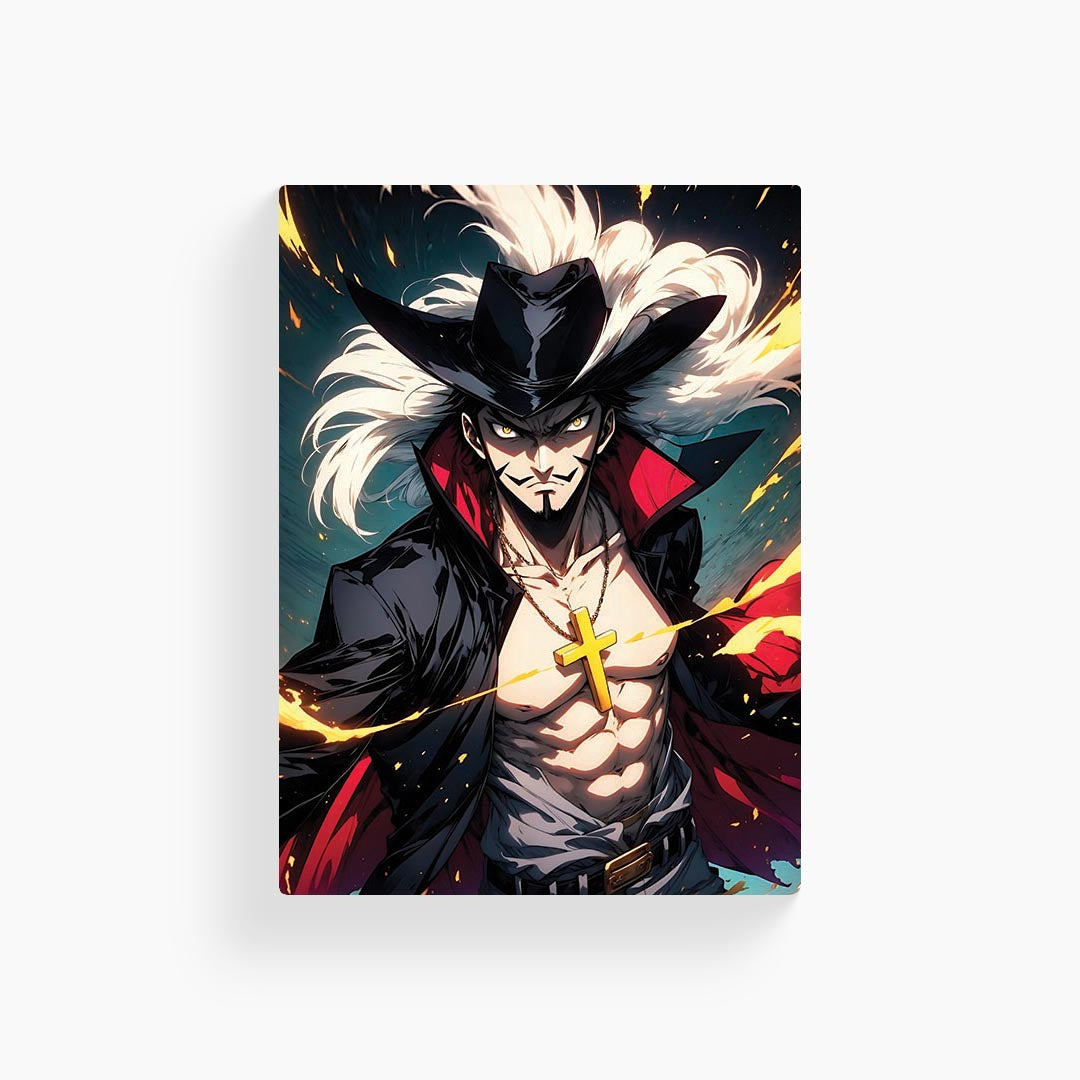 Dracule Mihawk – One Piece Metal Poster