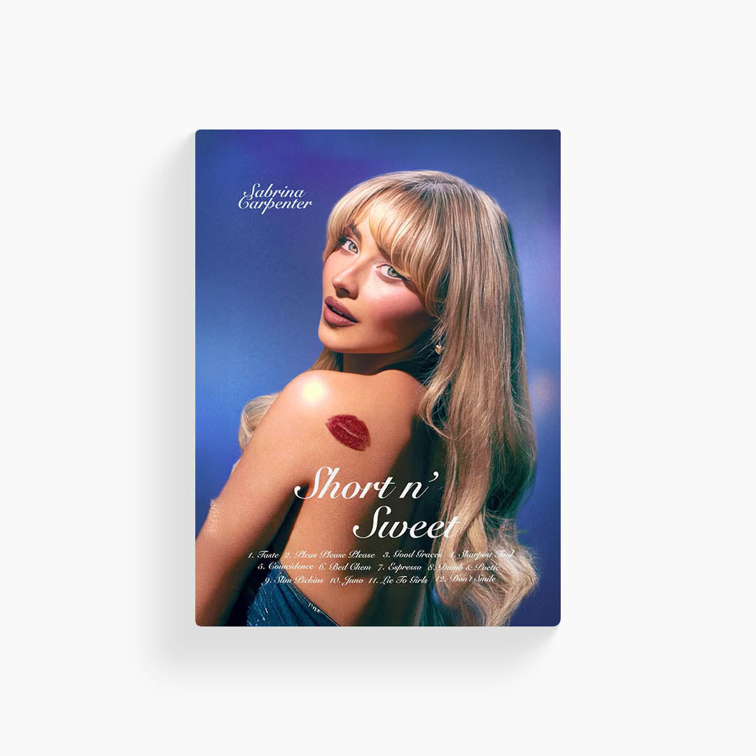 Short N’ Sweet – Sabrina Carpenter Metal Poster