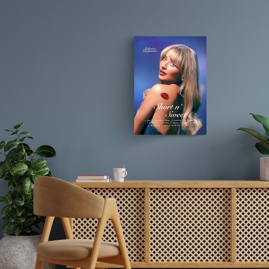 Short N’ Sweet – Sabrina Carpenter Metal Poster