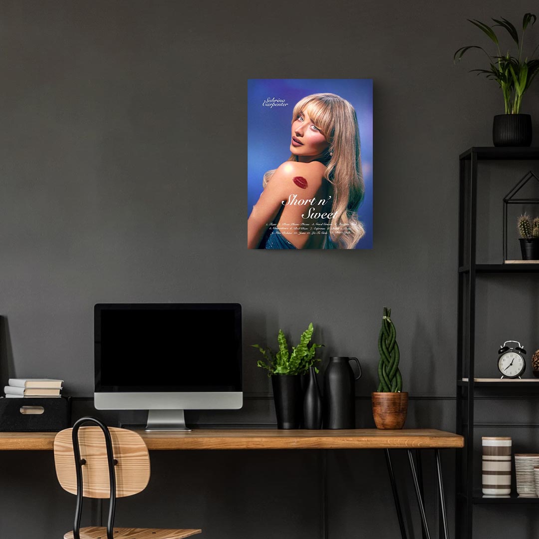 Short N’ Sweet – Sabrina Carpenter Metal Poster