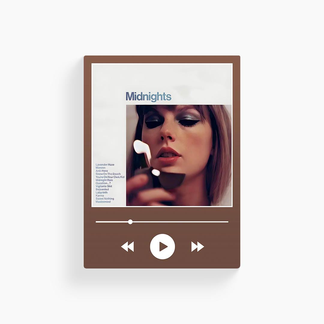 Midnights - Taylor Swift Poster