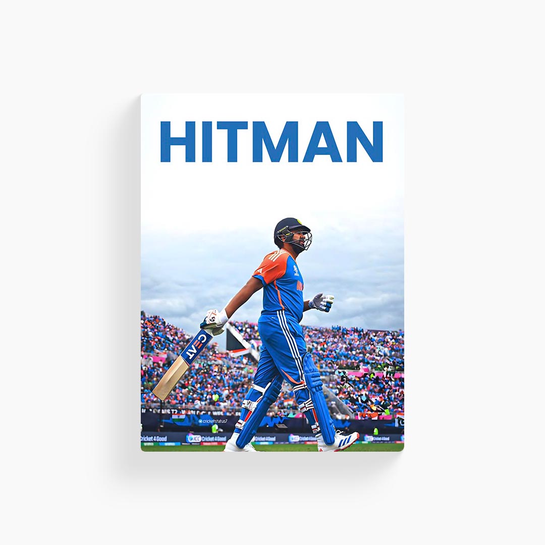 Hitman - Rohit Sharma Cricket Poster