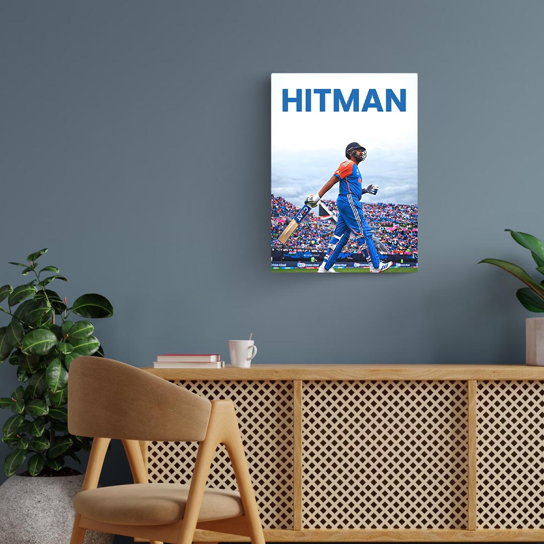 Hitman - Rohit Sharma Cricket Poster