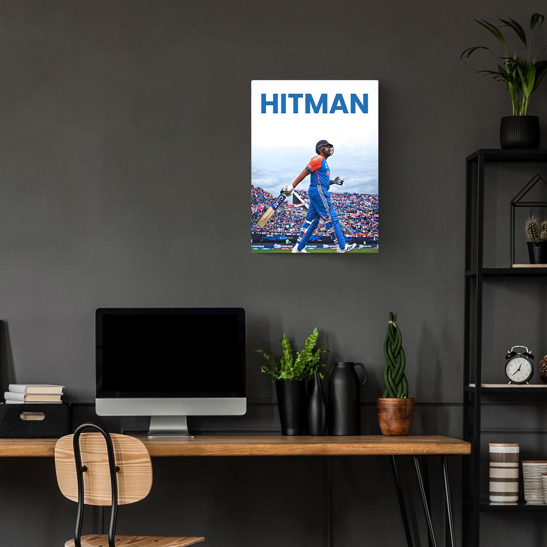 Hitman - Rohit Sharma Cricket Poster
