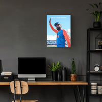 Rohit Sharma Motivational Cricket Poster