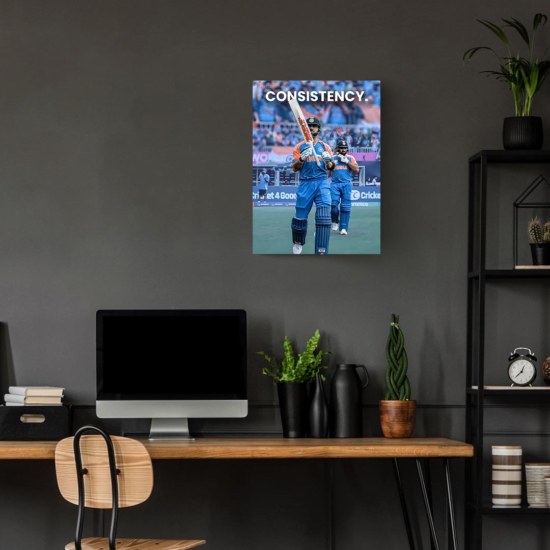 Rohit & Virat Kohli Motivational Cricket Poster