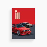 BMW M3 E30 Metal Poster
