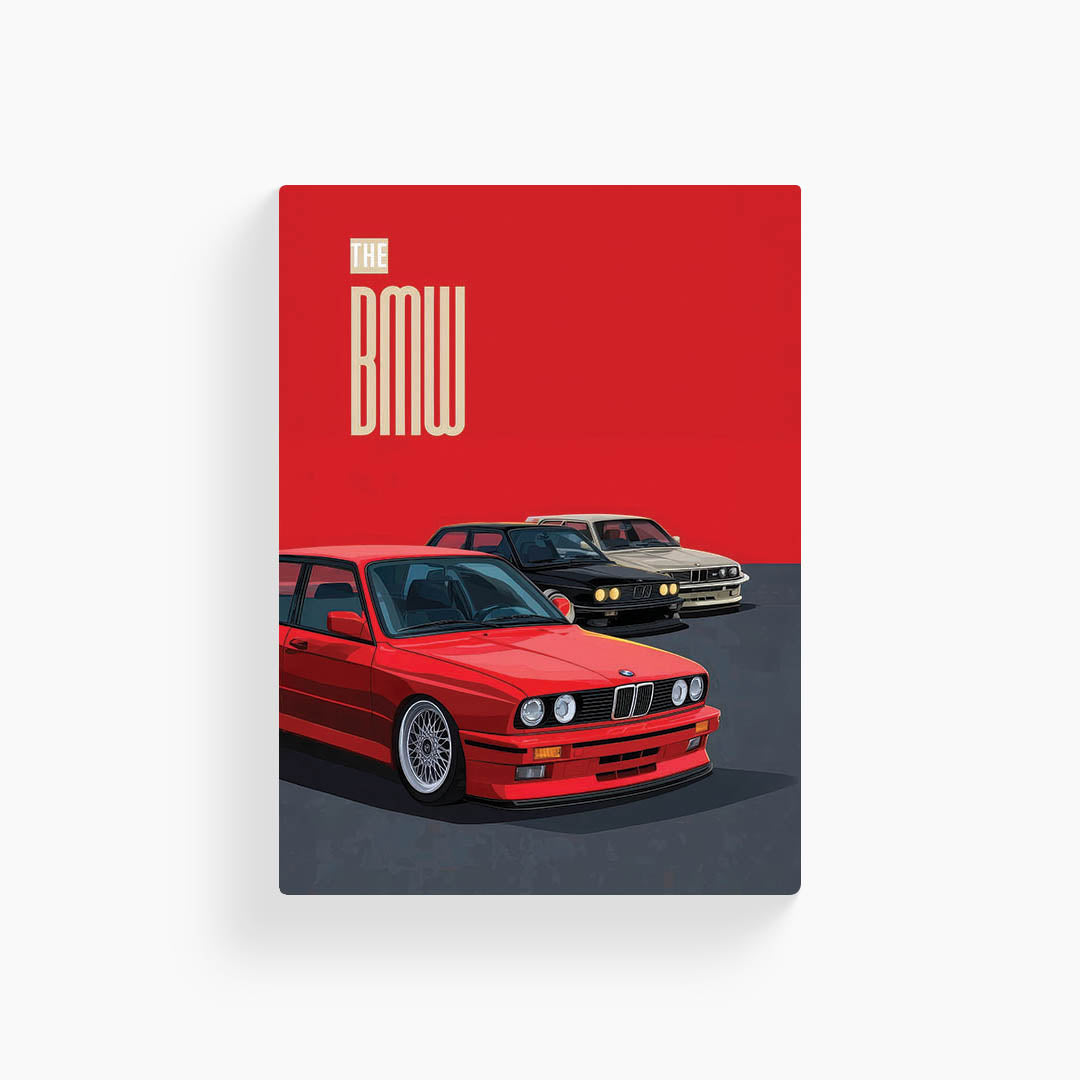 BMW M3 E30 Metal Poster