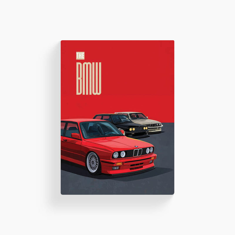 BMW M3 E30 Metal Poster
