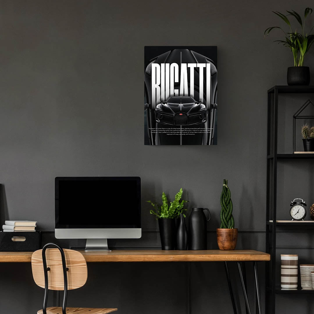 Bugatti La Voiture Noire Metal Poster