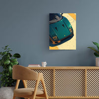Ferrari F40 Close-Up Metal Poster