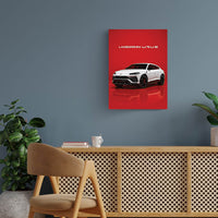 Lamborghini Urus Metal Poster
