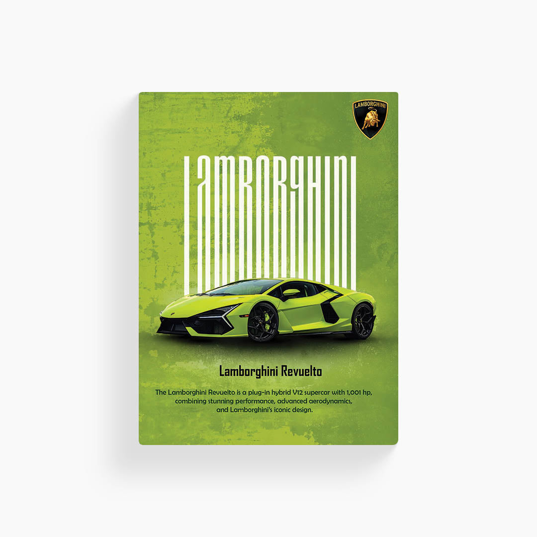 Lamborghini Revuelto Metal Poster