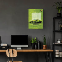 Lamborghini Revuelto Metal Poster