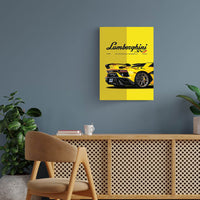 Lamborghini Aventador SVJ Metal Poster