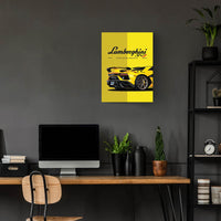 Lamborghini Aventador SVJ Metal Poster