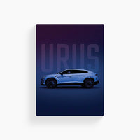 Lamborghini Urus (Night Edition) Metal Poster