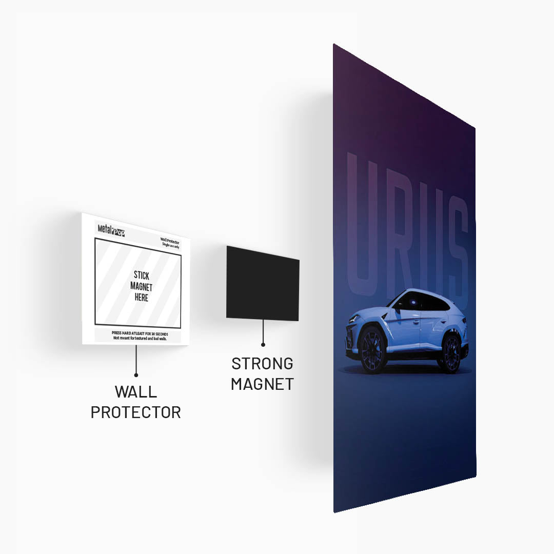 Lamborghini Urus (Night Edition) Metal Poster