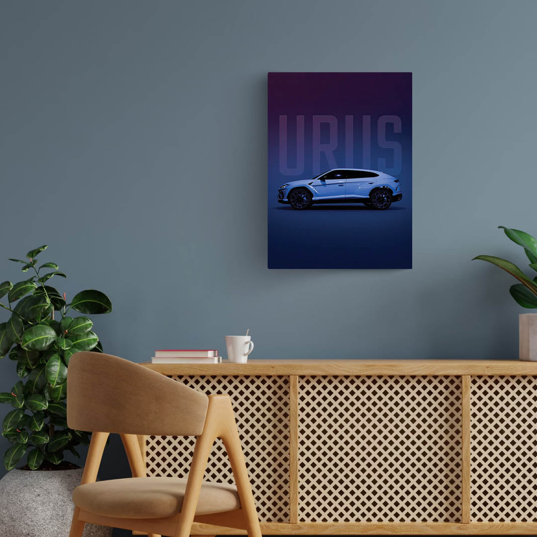 Lamborghini Urus (Night Edition) Metal Poster